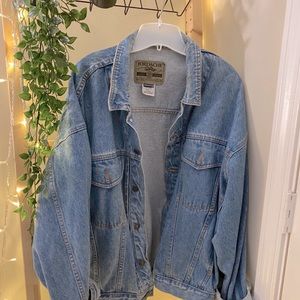 Oversized Jordache Vintage Jean Jacket.